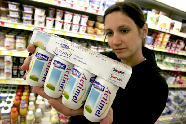 Firma Danone přestala dovážet svoje produkty řetězci Kaufland (ilustrační foto).