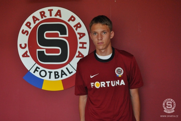 Sedmnáctiletý útočník Sparty Lukáš Juliš.
