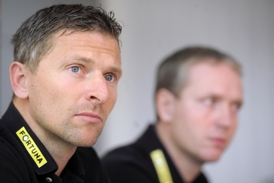 Trenér letenských fotbalistů Martin Hašek.