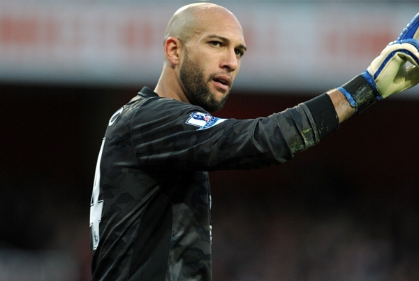 Brankář Evertonu Tim Howard. Brankář Evertonu Tim Howard.