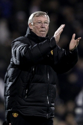 Trenér Manchesteru United Alex Ferguson.