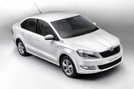 Škoda Rapid, sedan vyráběný v Indii a pro Indii určený.