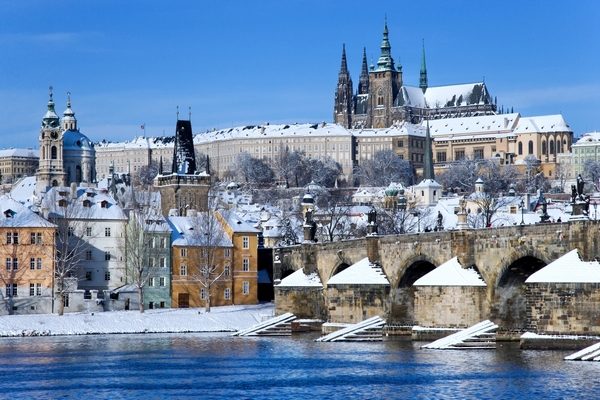 Pražský hrad, nejznámější česká památka.