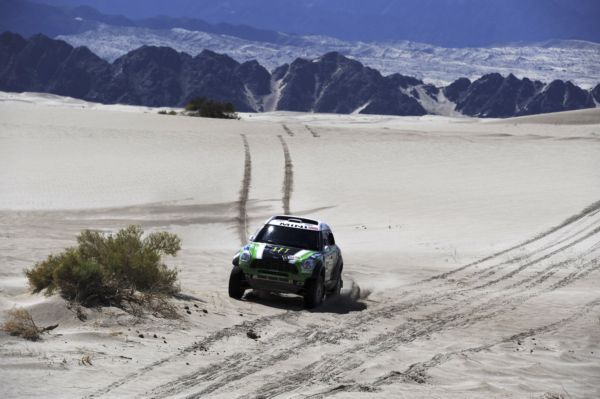 Momentka z Rallye Dakar.