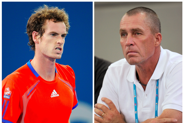 Zleva Andy Murray a Ivan Lendl. Parťáci.