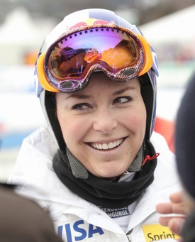 Lyžařská kráska Lindsey Vonnová prý kouzlu Tebowa neodolala.