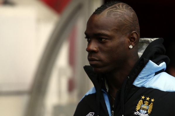 Mario Balotelli je v Manchesteru City spokojený.