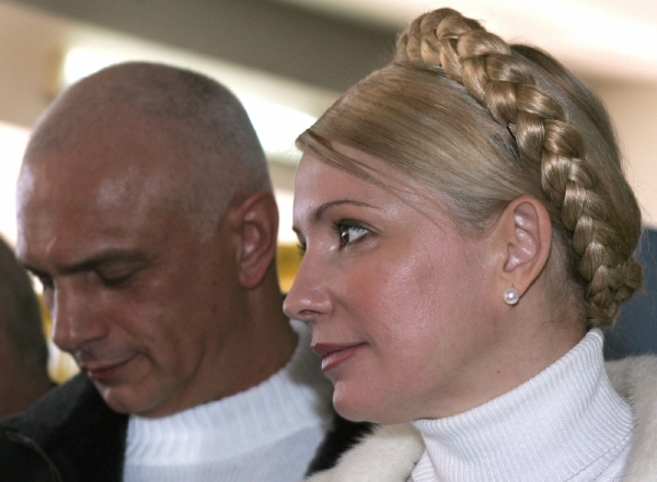 Julija Tymošenková a její manžel Oleksandr Tymošenko.