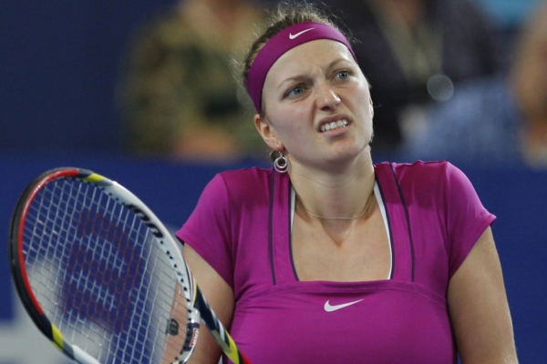 Petra Kvitová na turnaji v Sydney. Petra Kvitová na turnaji v Sydney.