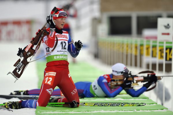 Biatlonistka Veronika Vítková obsadila ve sprintu Světového poháru na 7,5 km v Novém Městě na Moravě 13. místo. Biatlonistka Veronika Vítková obsadila ve sprintu Světového poháru na 7,5 km v Novém Městě na Moravě 13. místo.