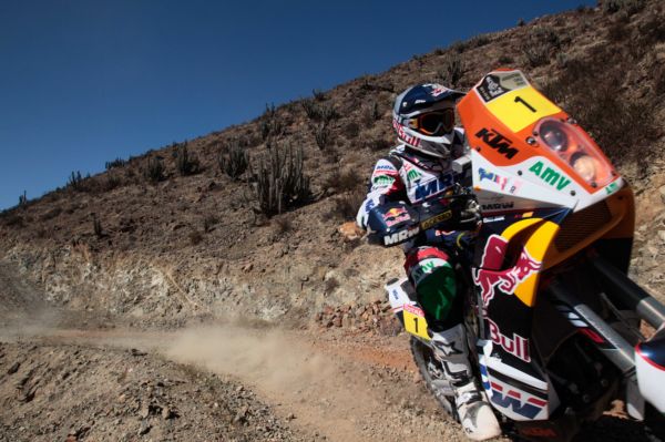 Španěl Marc Coma se znovu ujal na Rallye Dakar vedení v kategorii motocyklů. 