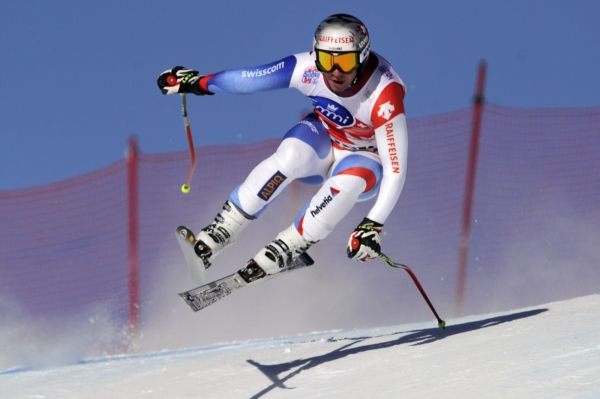 Švýcarský lyžař Beat Feuz.