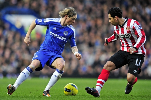 Fernando Torres (vlevo) byl ústřední postavou Chelsea v zápase proti Sunderlandu. Fernando Torres (vlevo) byl ústřední postavou Chelsea v zápase proti Sunderlandu.