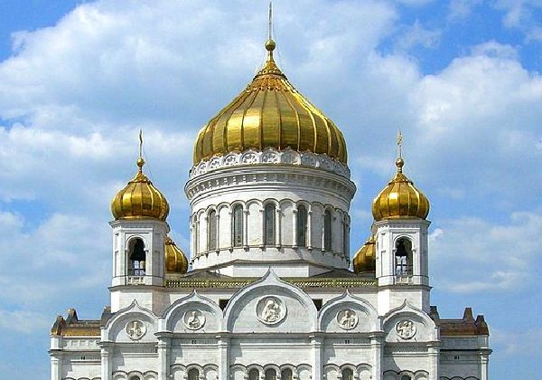 U sídla patriarchy. Jeden z mnoha moskevských kostelů. U sídla patriarchy. Jeden z mnoha moskevských kostelů.