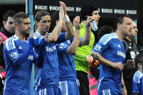 Fotbalisté Chelsea - ilustr. foto. Fotbalisté Chelsea - ilustr. foto.