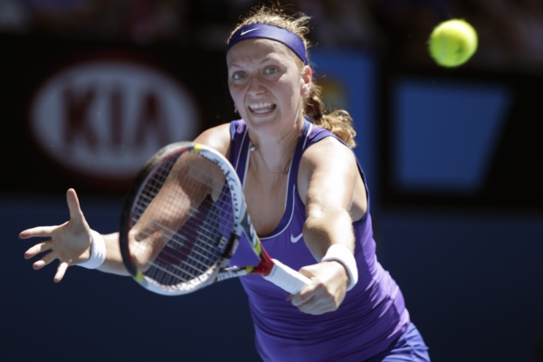 Petra Kvitová na tenisovém Australian Open.