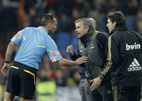 José Mourinho se hádá často. 