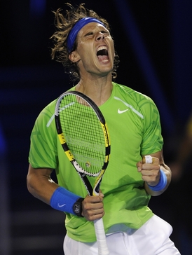 Španělský přemožitel Tomáše Berdycha Rafael Nadal.