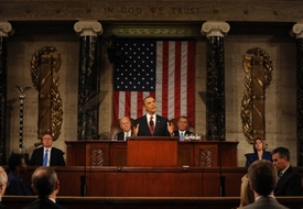 Barack Obama v Kongresu.