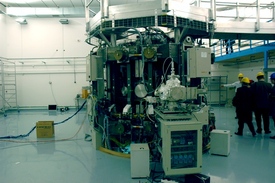 Experimentální tokamak Compass, s nímž pracují čeští fyzikové.