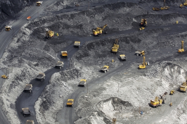 Zlatý důl společnosti Poljus Gold.