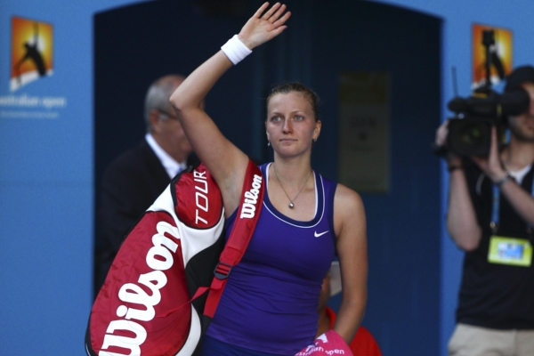 Petra Kvitová se loučí s australským publikem. Petra Kvitová se loučí s australským publikem.
