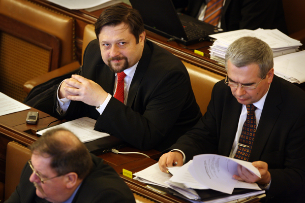 Petr Wolf (vlevo).