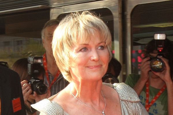 Eliška Balzerová na červeném koberci 45. MFF Karlovy Vary v roce 2010.