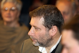 Tomáš Töpfer na nominačním večeru cen Thálie v lednu 2012.