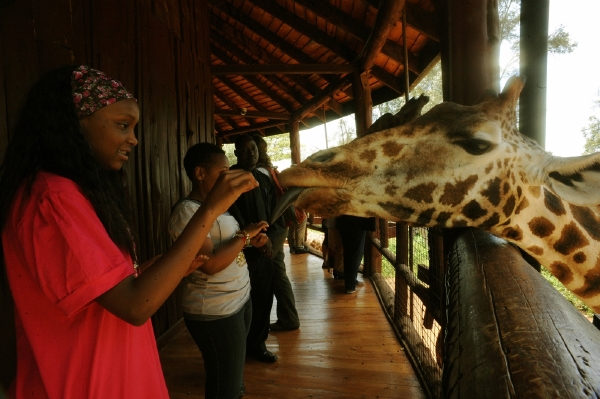 Pro děti z Nairobi je safari mnohdy stejně exotické jako pro Evropany.