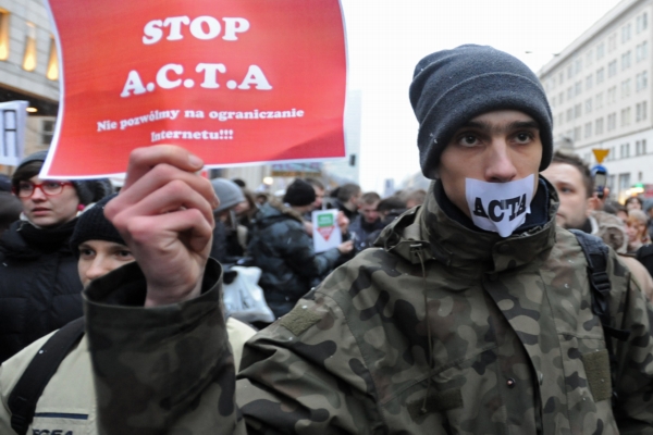 Protesty v Polsku.