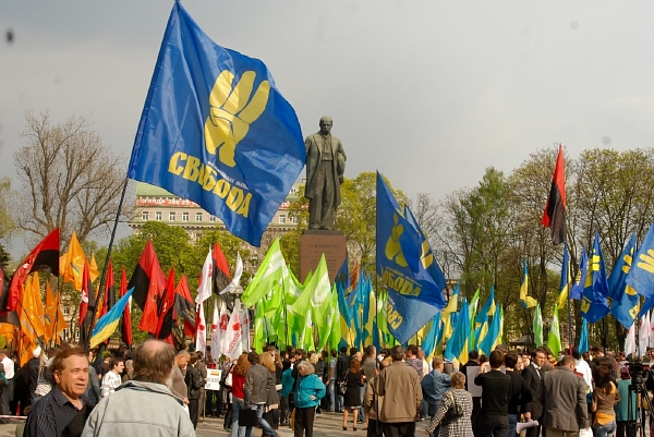 Protesty v Kyjevě (ilustrační foto).
