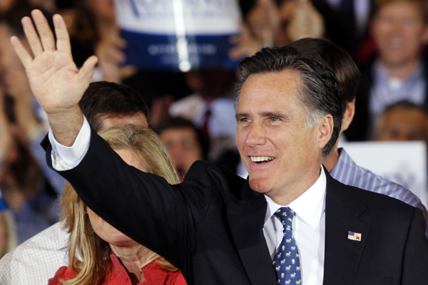 Mitt Romney vyhrál republikánské primárky na Floridě. Mitt Romney vyhrál republikánské primárky na Floridě.