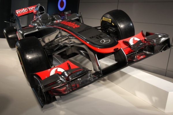 Nový mclaren pro sezonu 2012.
