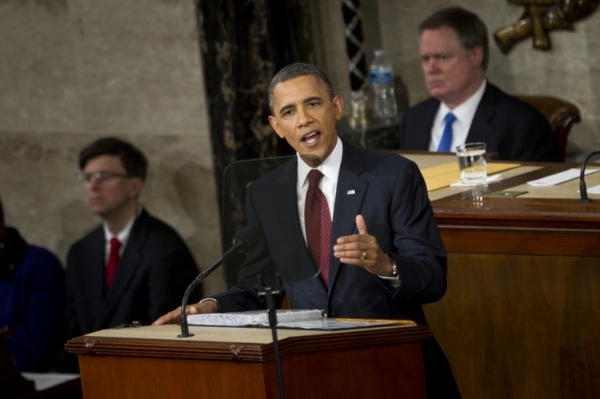 Americký prezident Barack Obama v Kongresu.