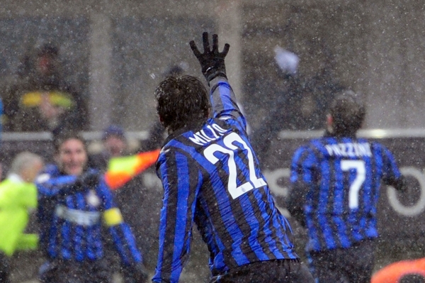 Diego Milito dal čtyři góly, na výhru Interu Milán to stejně nestačilo.
