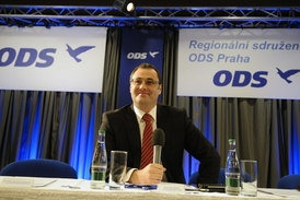 Odstupující předseda Prahy Boris Šťastný.