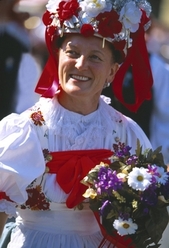 Lidový kroj z Krkonoš.