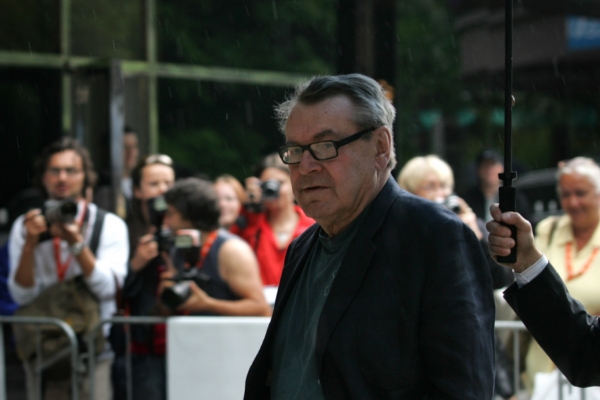 Miloš Forman v roce 2009 v Karlových Varech.
