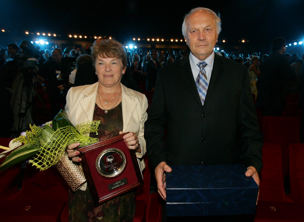 Anna Jágrová a Jaromír Jágr starší.