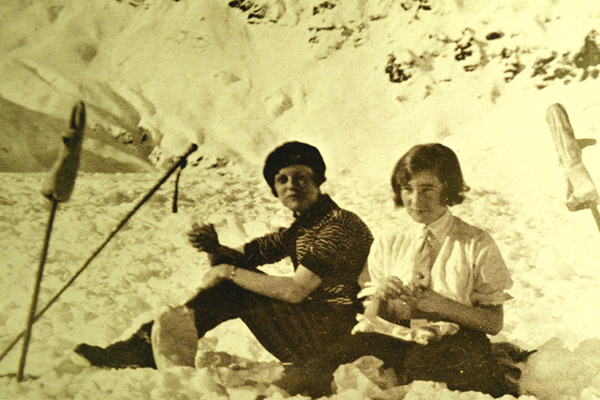 Zima v Tatrách, únor 1929.