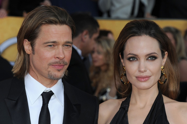 Angelina Jolie a Brad Pitt.