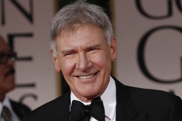 Harrison Ford na letošních Zlatých glóbech.