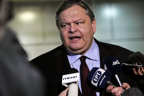 Evangelos Venizelos, řecký ministr financí.