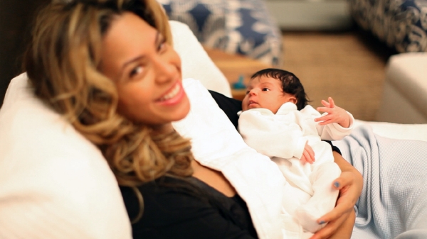 Beyoncé s dcerou Blue Ivy.
