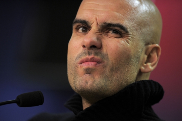 Trenér Barcelony Guardiola není se situací Barcelony vůbec spokojený.