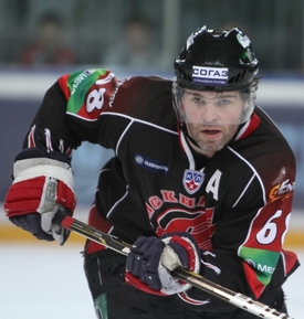 Jágr na misi v KHL v dresu Omsku.