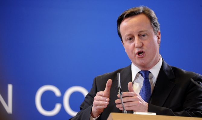 Britský premiér David Cameron.