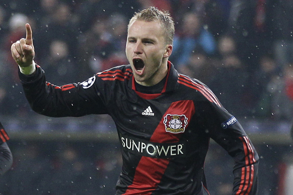 Obránce Leverkusenu Michal Kadlec.