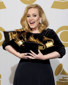Zpěvačka Adele.